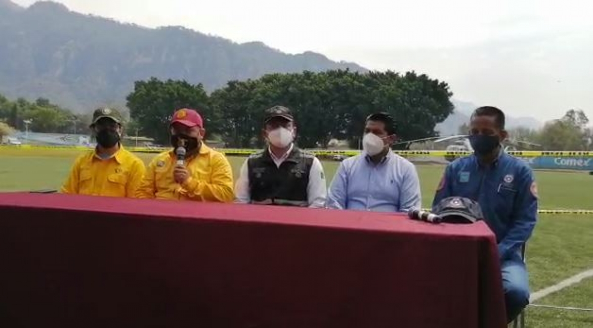 100% de control y 90% de liquidación en incendio forestal en paraje 'Malinalapa'