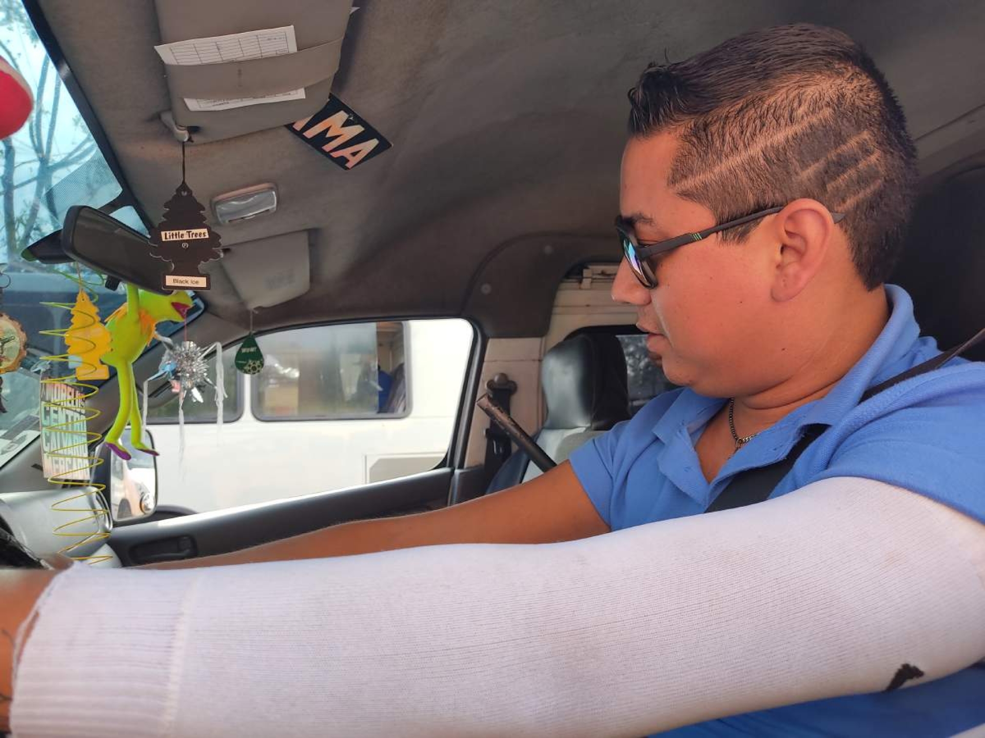 Cambió la carpintería por el volante
