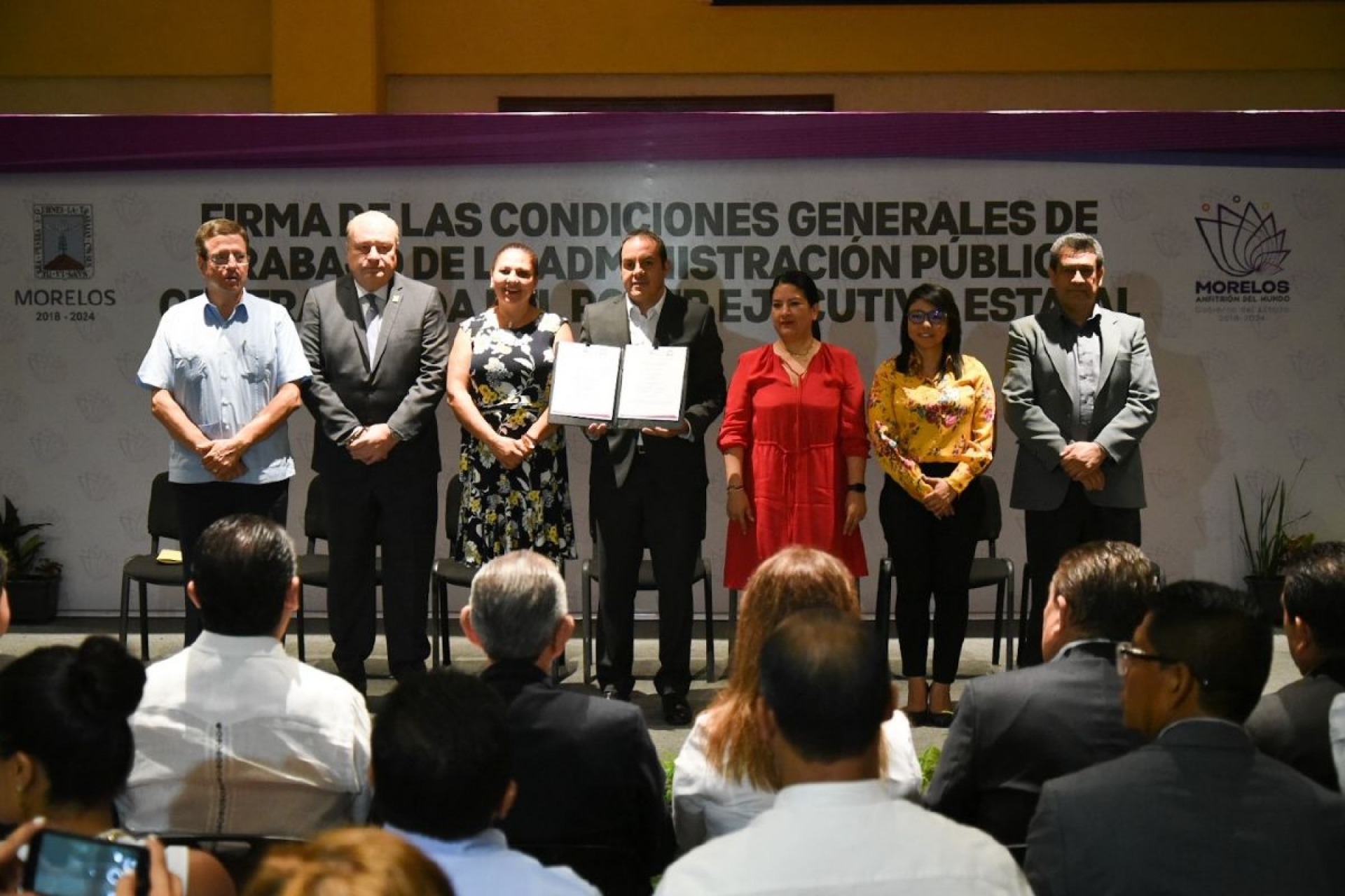 Firma acuerdo gobierno del estado con sindicato del Poder Ejecutivo