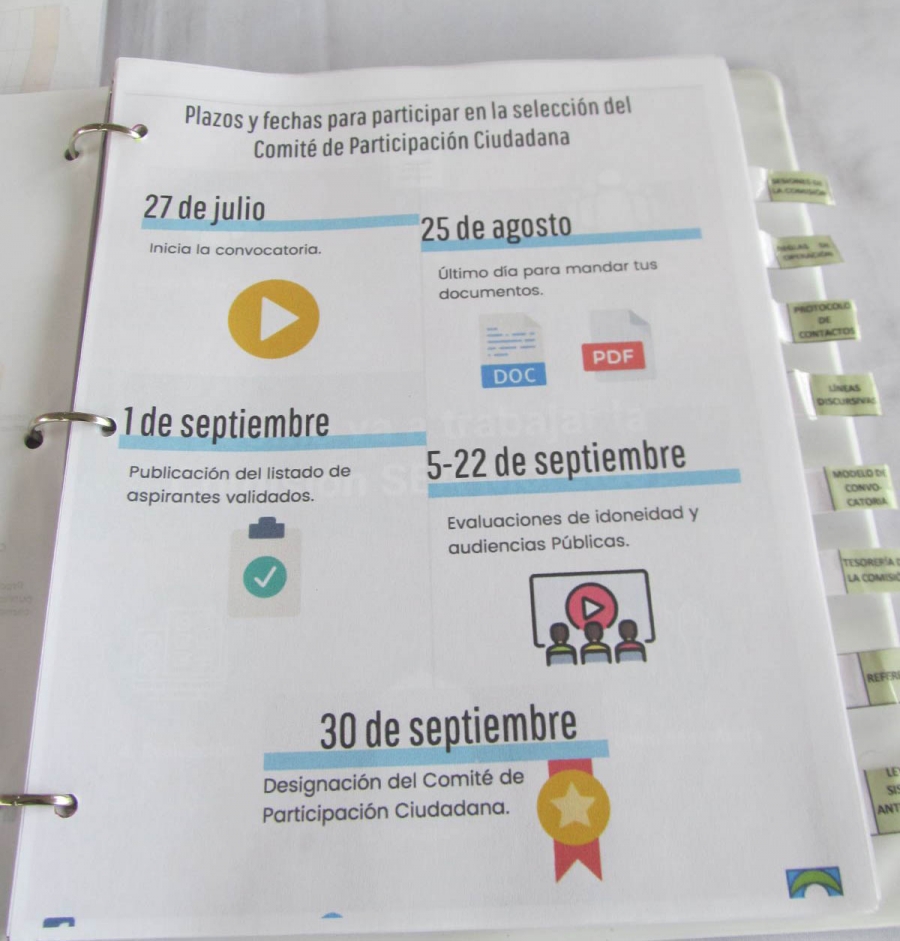 Última semana para registrarse como aspirante al Comité de Participación Ciudadana del Sistema Estatal Anticorrupción
