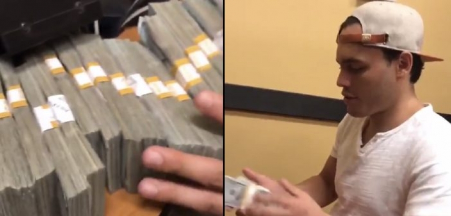 “Soy tan pobre que lo único que tengo es dinero”: Chávez Jr. presume en VIDEO fajos de billetes
