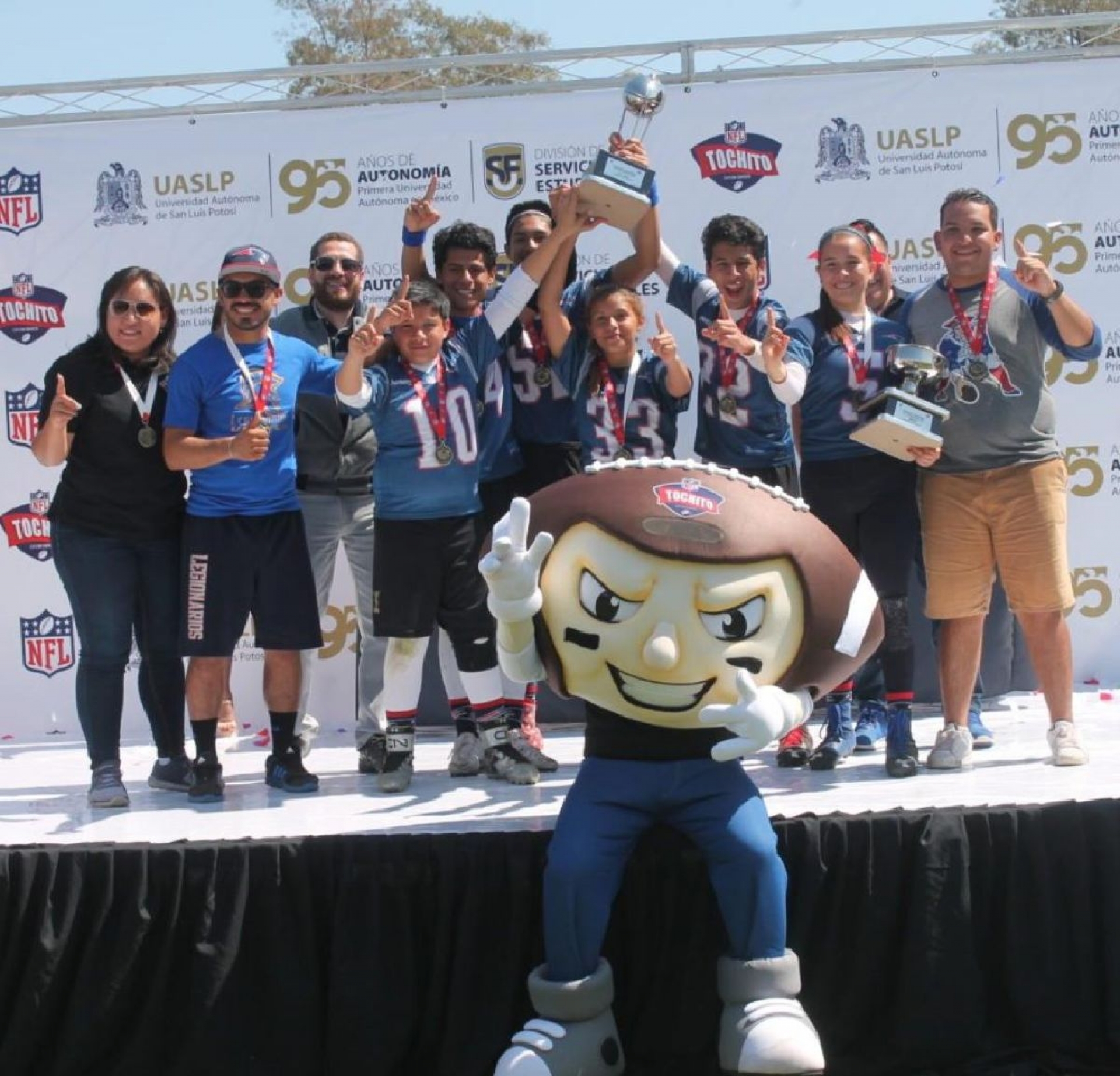 Morelos hace historia en Campeonato Nacional de Tochito NFL