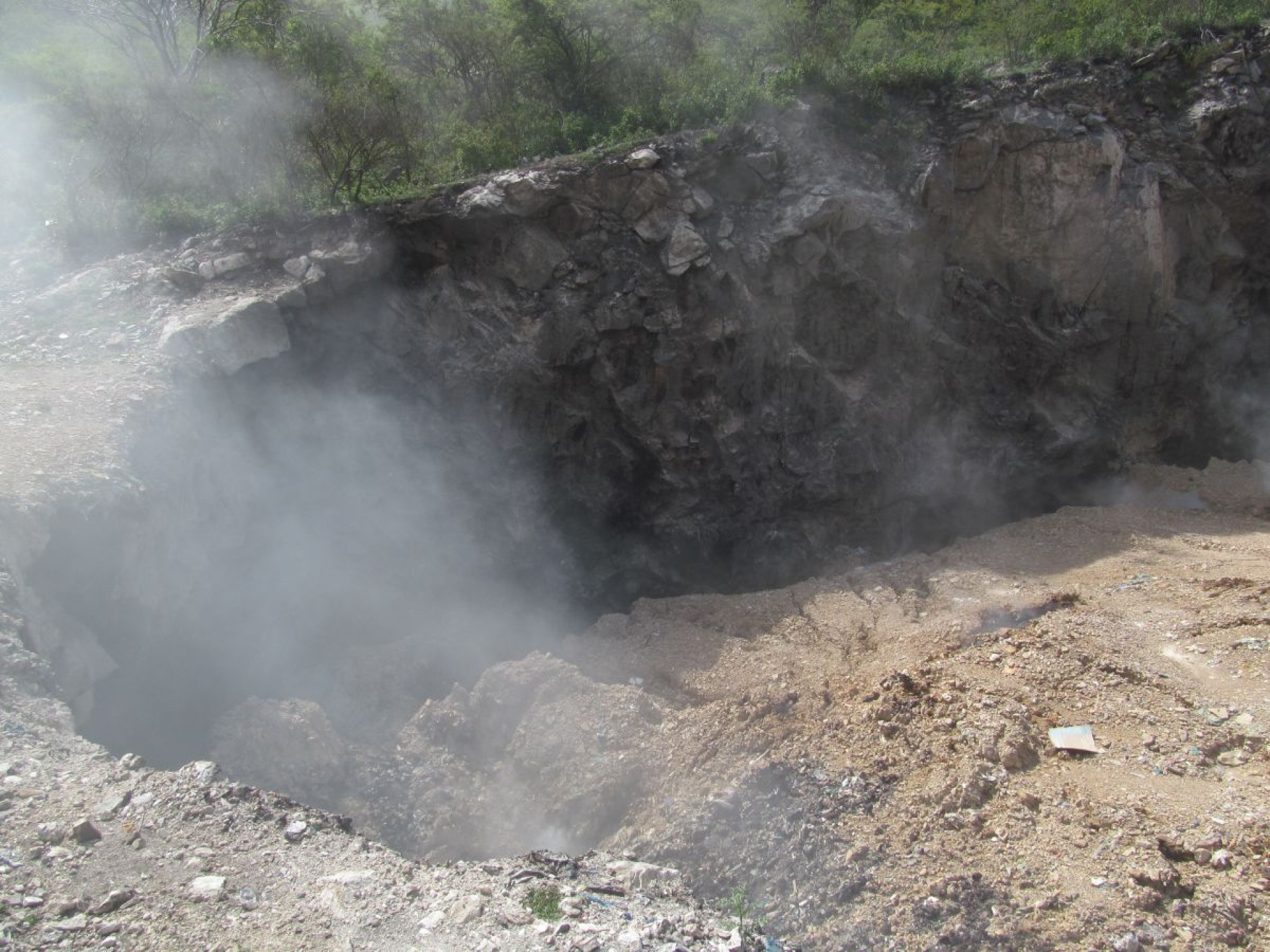 Que ahora sí apagarán totalmente el basurero de Tlaquiltenango