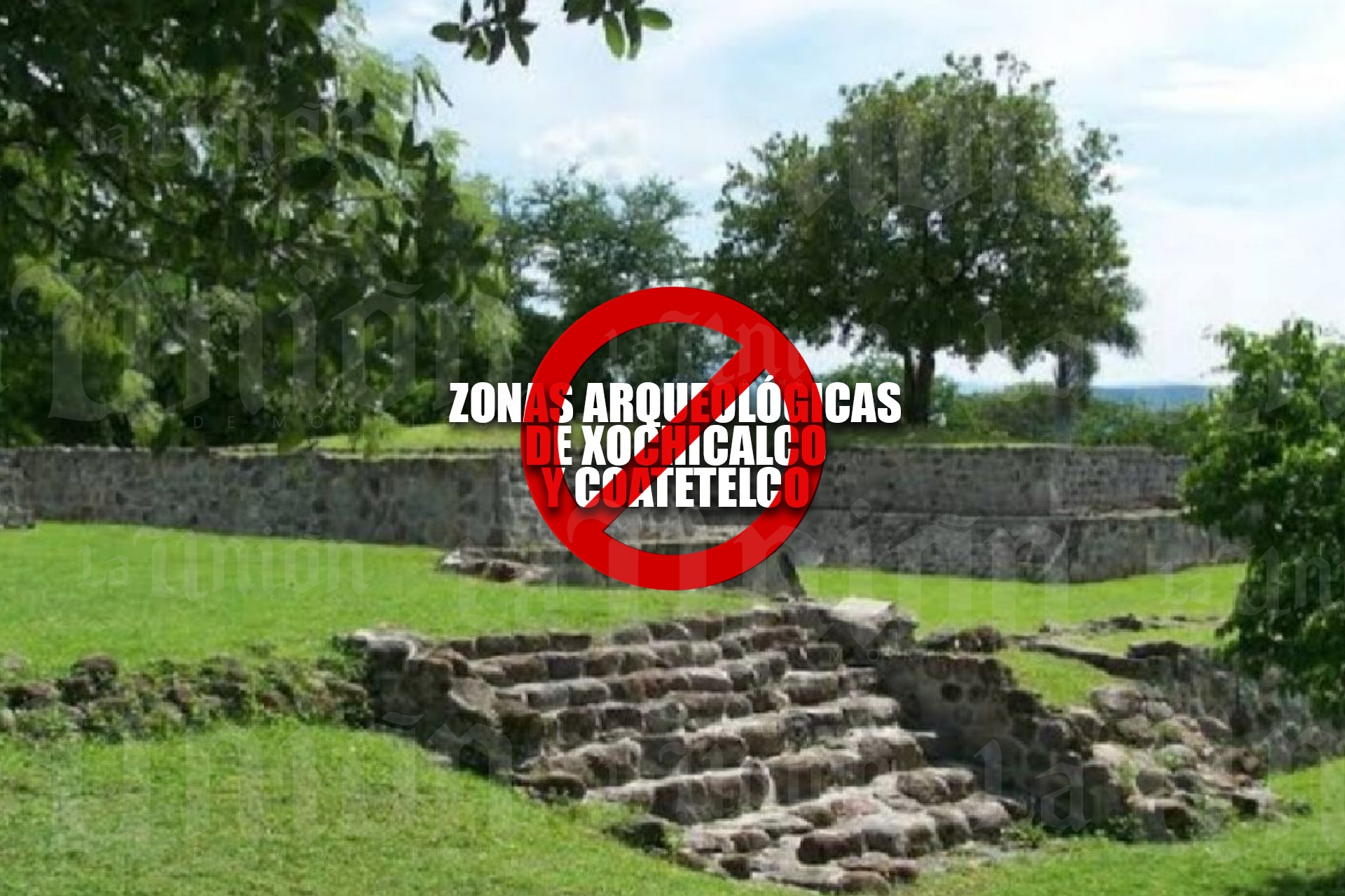 Siguen cerradas las zonas arqueológicas de Xochicalco y Coatetelco