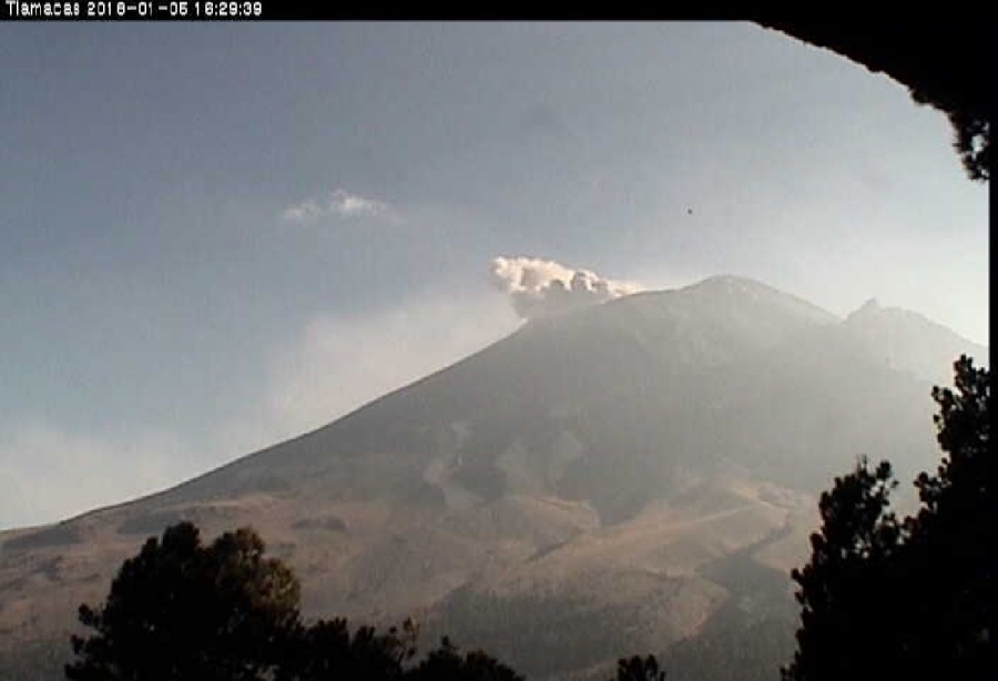 Descarta PC estruendos en el Popocatépetl