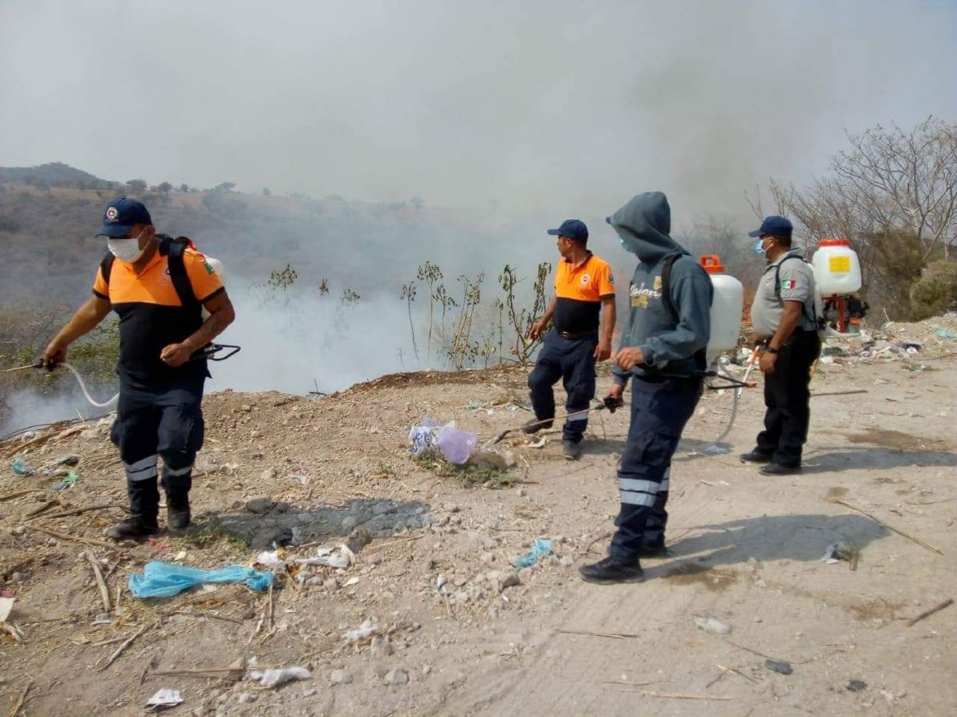 Incendio en relleno sanitario del poniente ya fue controlado: gobierno de Mazatepec