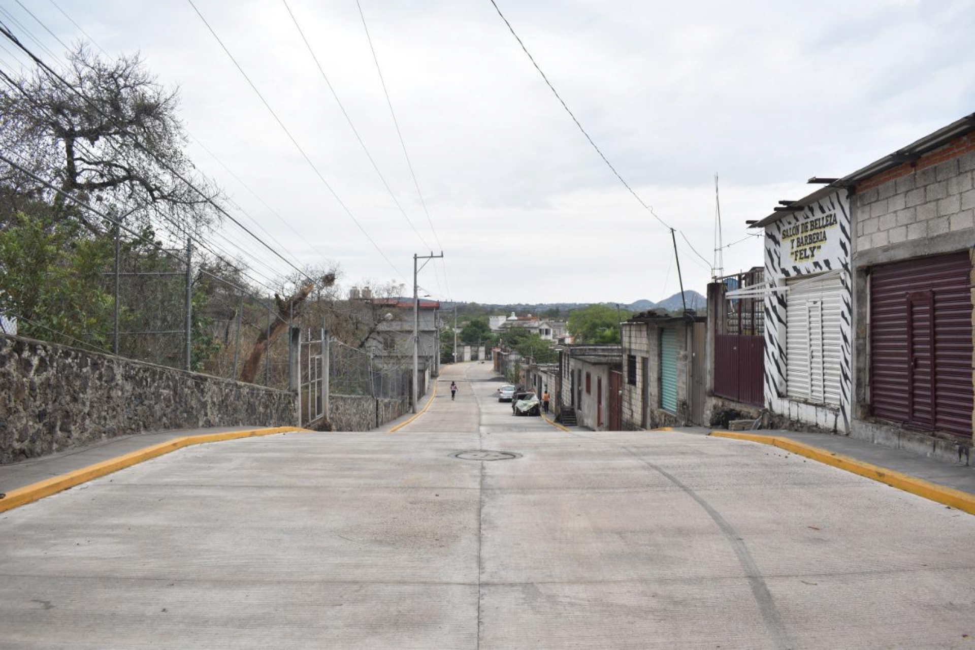 Efectúan obras de pavimentación en la colonia Josefa Ortiz de Domínguez, en Jiutepec