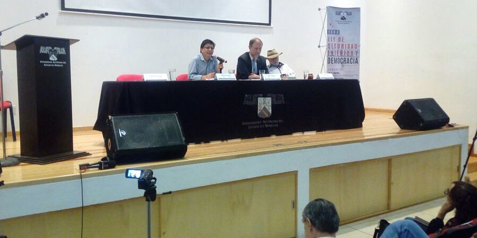Realizan foro sobre Ley de Seguridad Interior y Democracia, en la UAEM