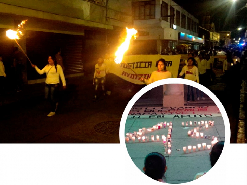 Marchan otra vez en Cuautla por caso Iguala
