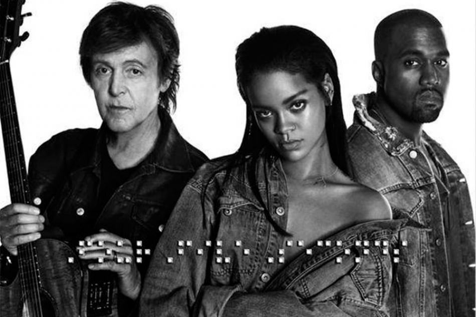 Rihanna, Kanye West y Paul McCartney unen fuerzas en "FourFiveSeconds"