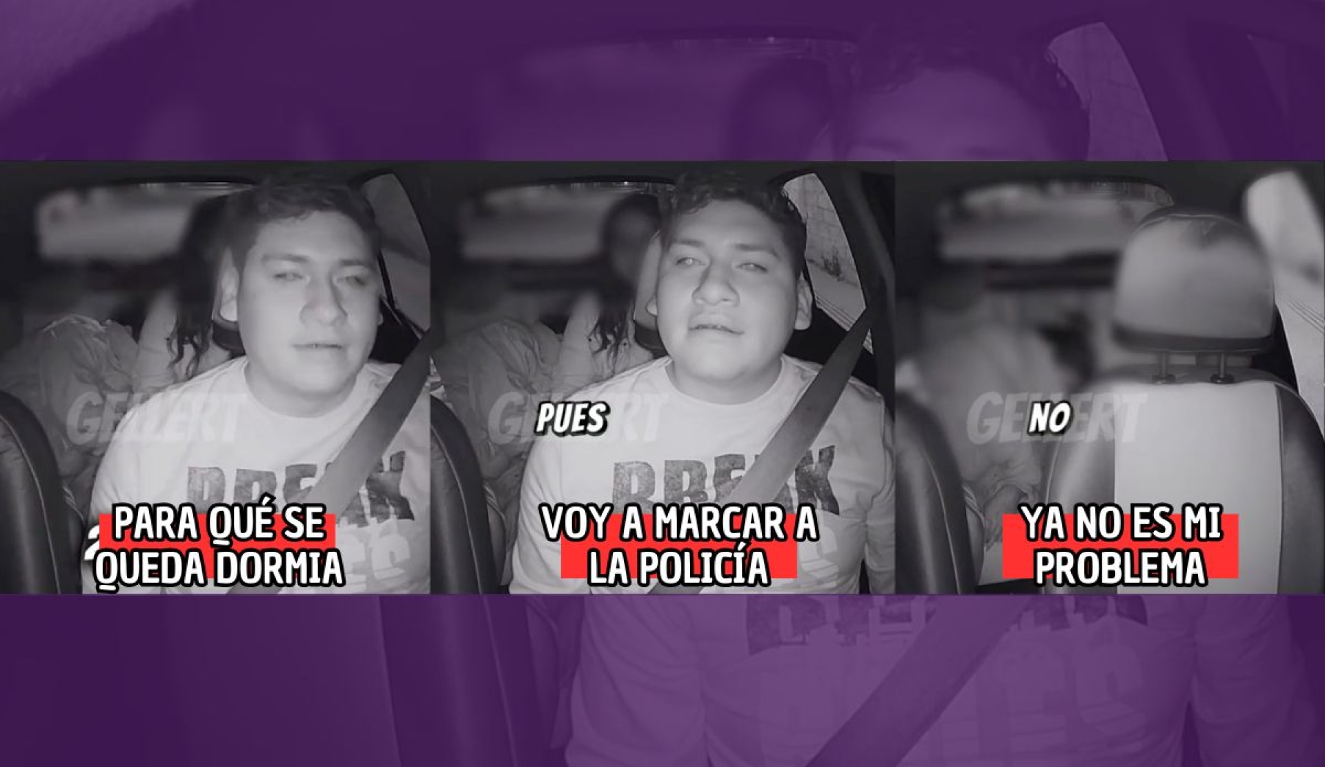 Joven deja a su amiga ebria en transporte privado y desata polémica en redes: 'Ya no es asunto mío'