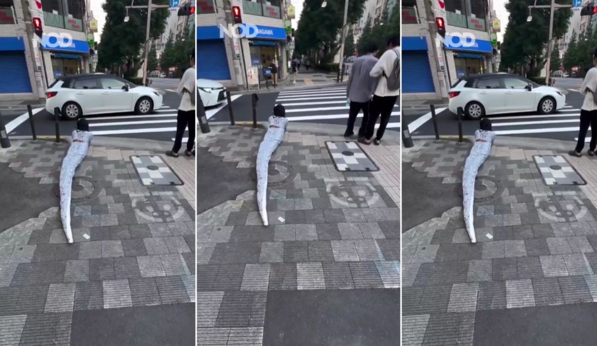 'Tiene graves problemas': Influencer brasileño se disfraza de serpiente en Japón y causa revuelo en redes