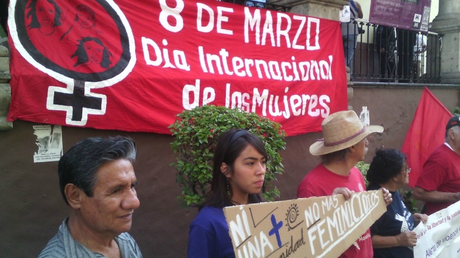 Demanda el Pacto Morelos por la Soberanía Alimentaria que se erradique la violencia de género; marchan al TSJ