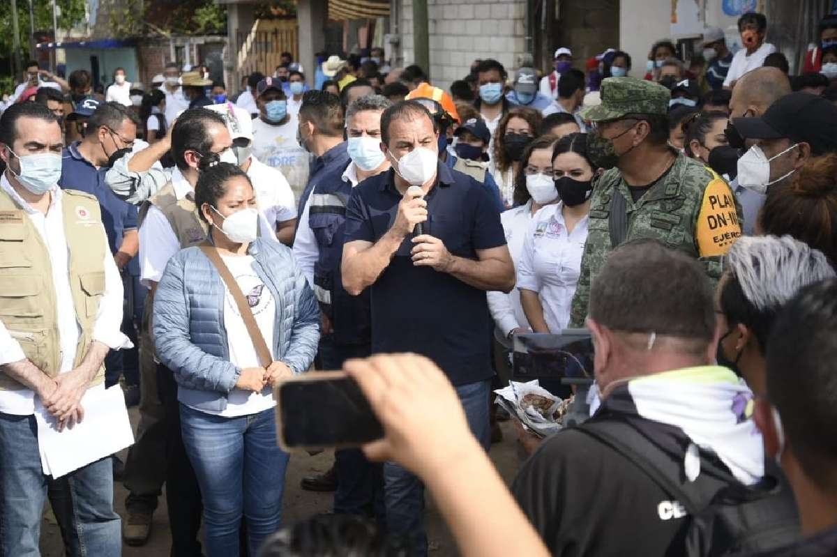 Destina gobierno de Cuauhtémoc Blanco recursos para apoyar a familias afectadas por desastres naturales