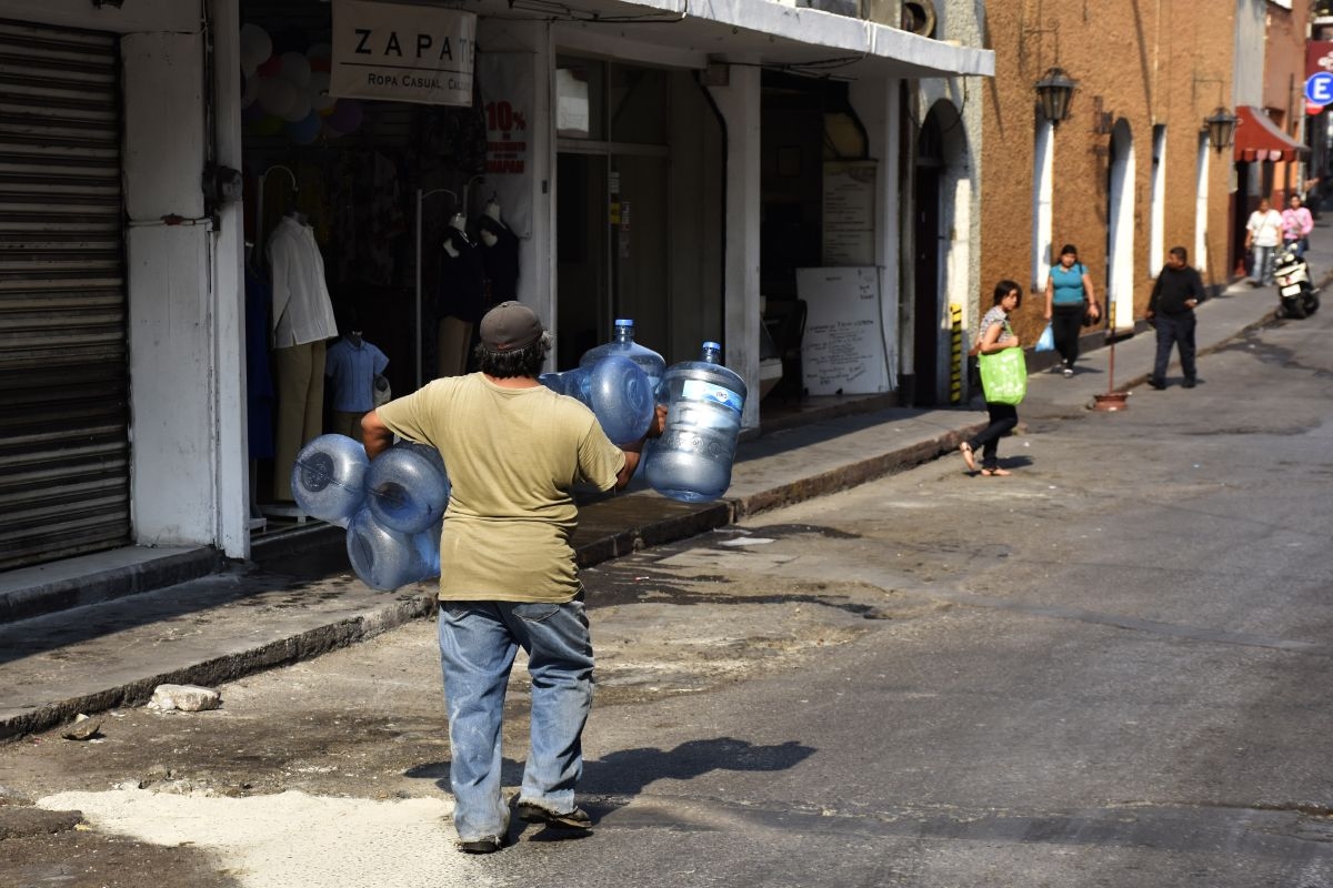 Sin agua, en Cuernavaca