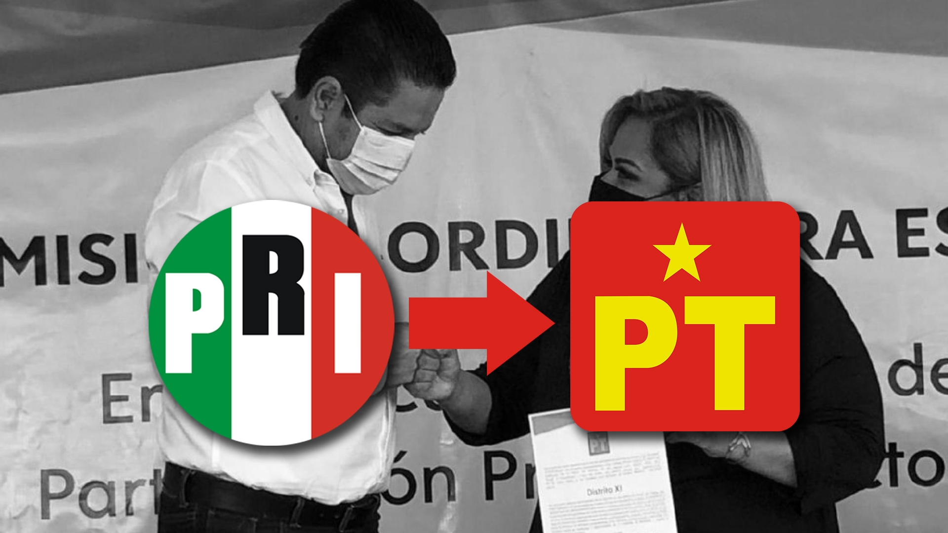Excandidato priista, primero en registrarse a posible candidatura en el PT