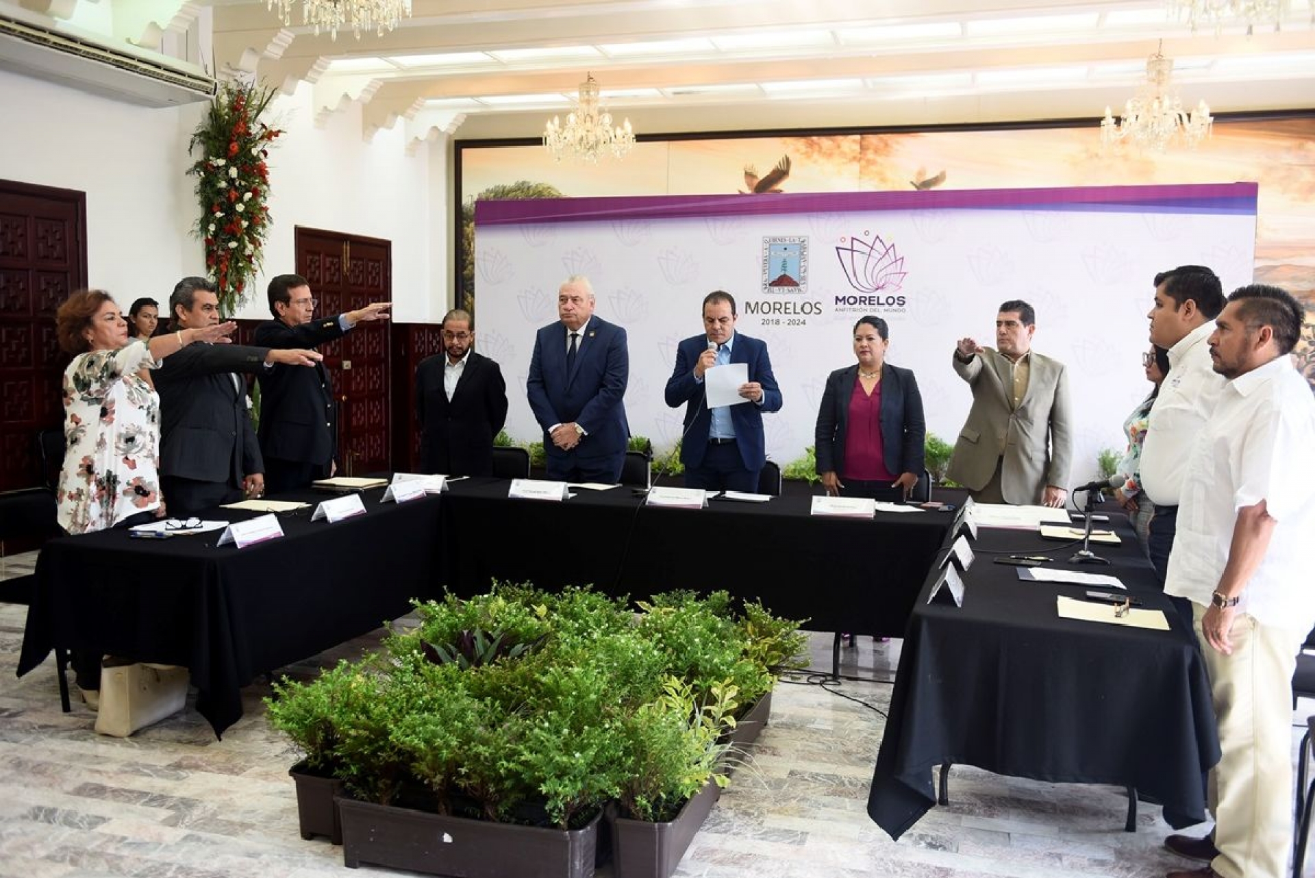 Instala Cuauhtémoc Blanco comité técnico de “Unidos por Morelos”