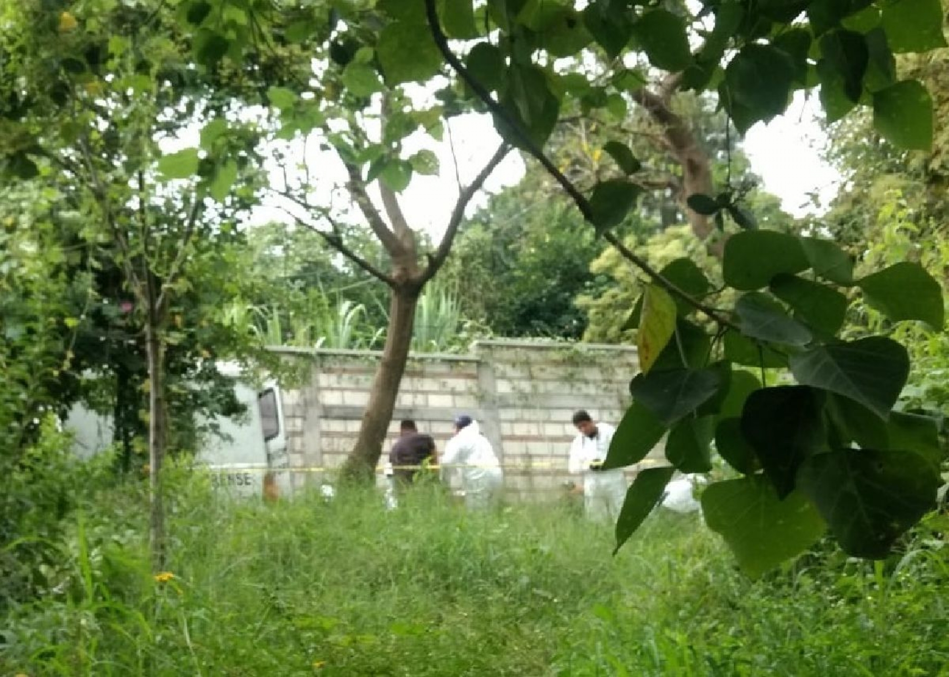 Hallan un cadáver en un terreno baldío