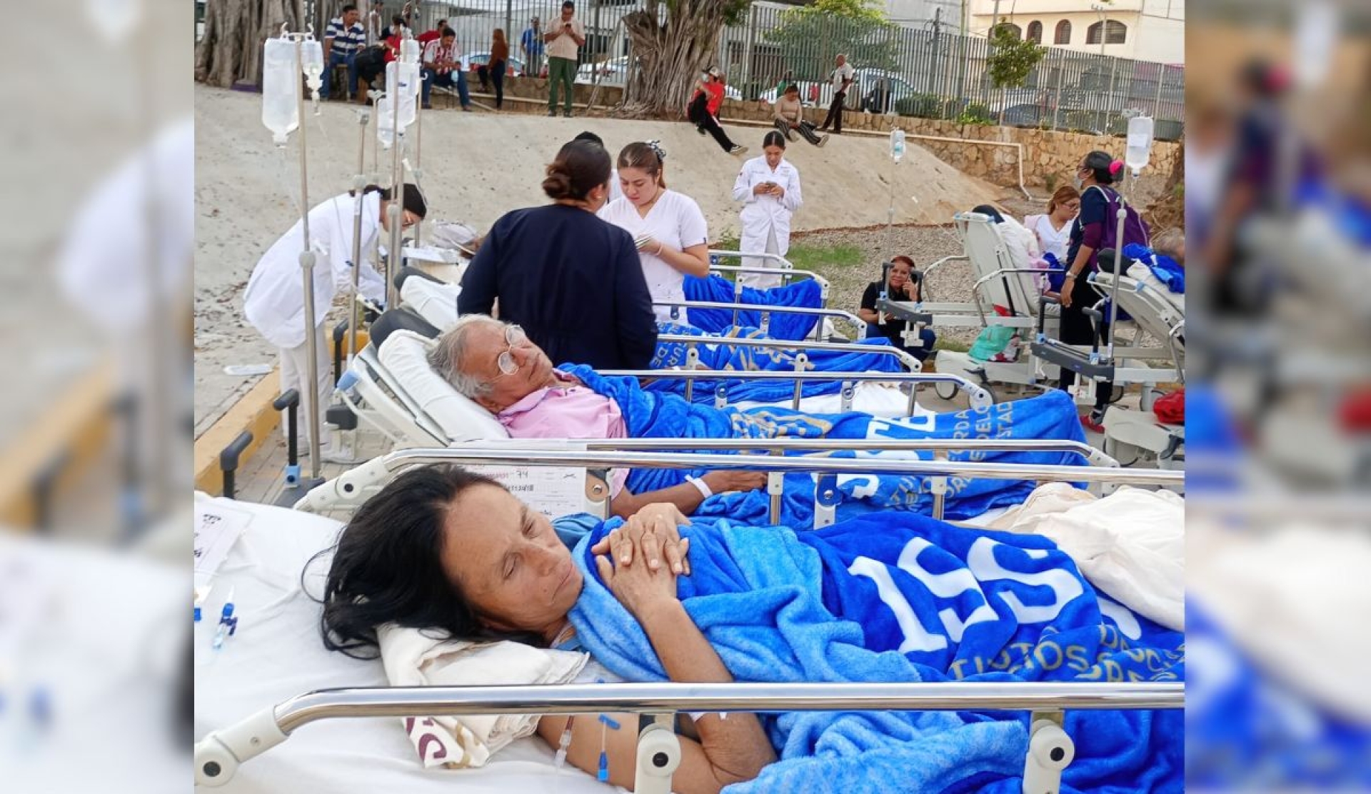 Enfermeros del ISSSTE se viralizan por su heroica labor durante sismo en Acapulco