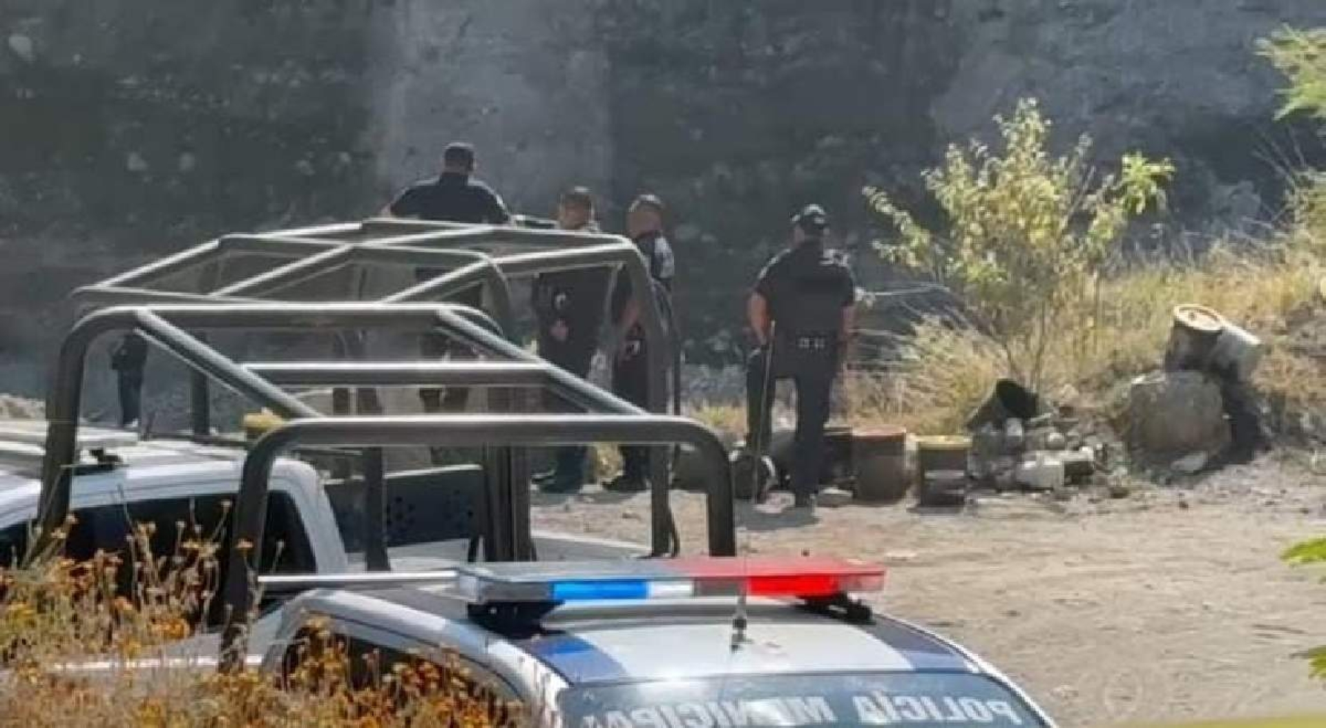 Dejan cadáver decapitado en una mina de arena