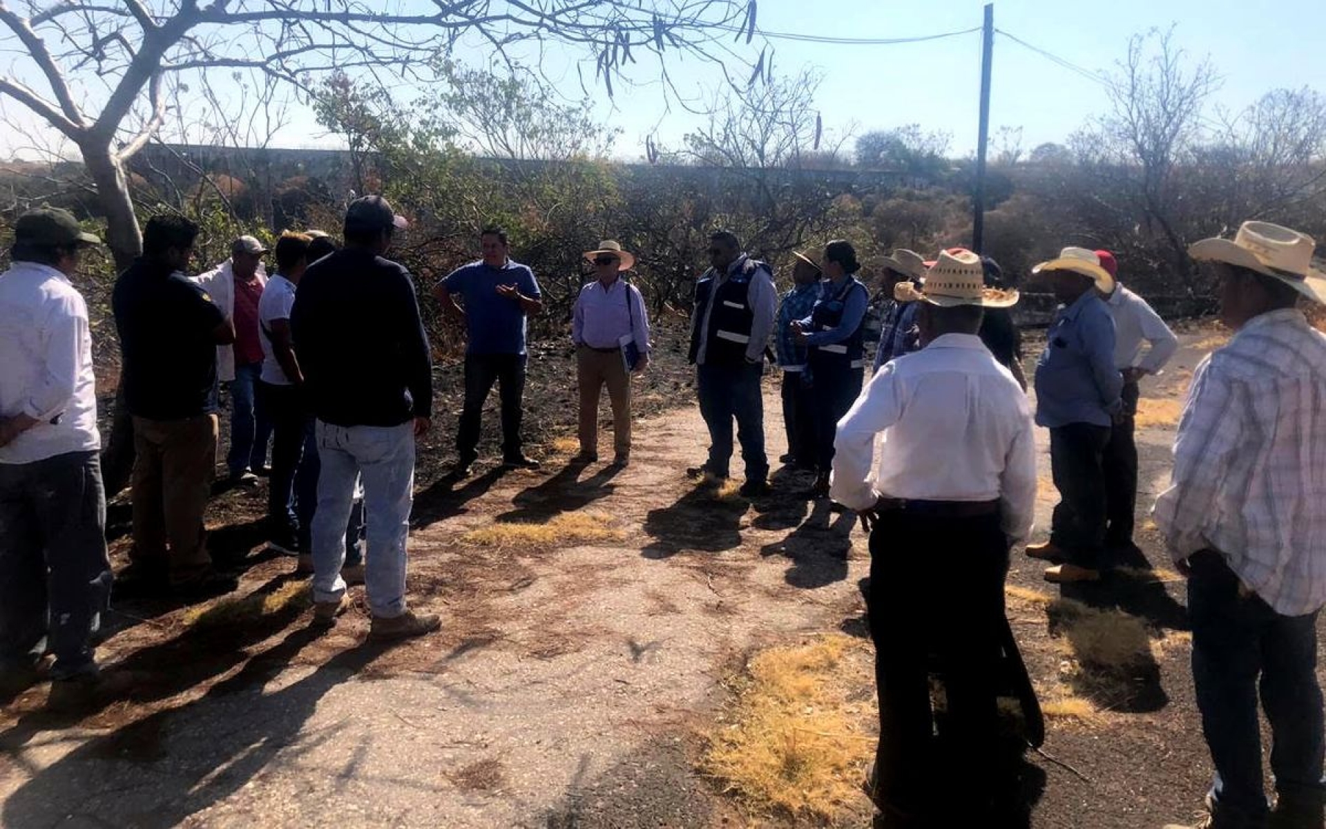 Presentan trabajos de reconstrucción del acueducto de Tecajec