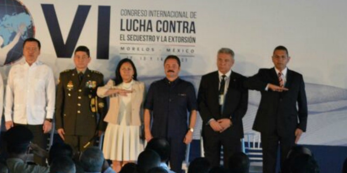 Morelos, sede del VI Congreso Internacional de Lucha Contra el Secuestro y la Extorsión