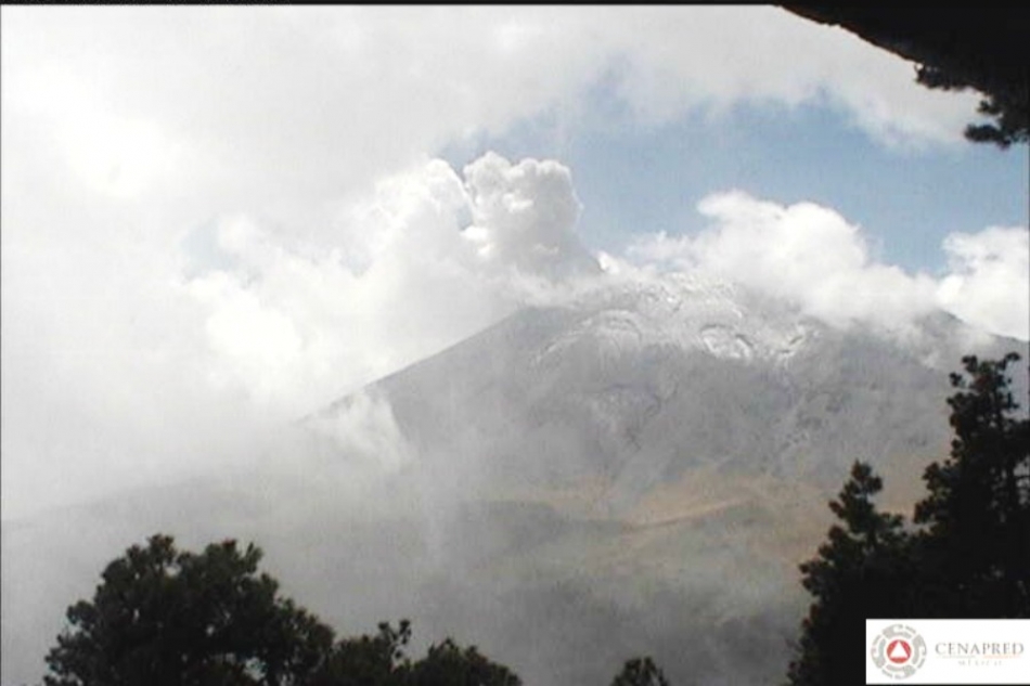Reitera el Cenapred sobre el riesgo de acerca al Popocatépetl