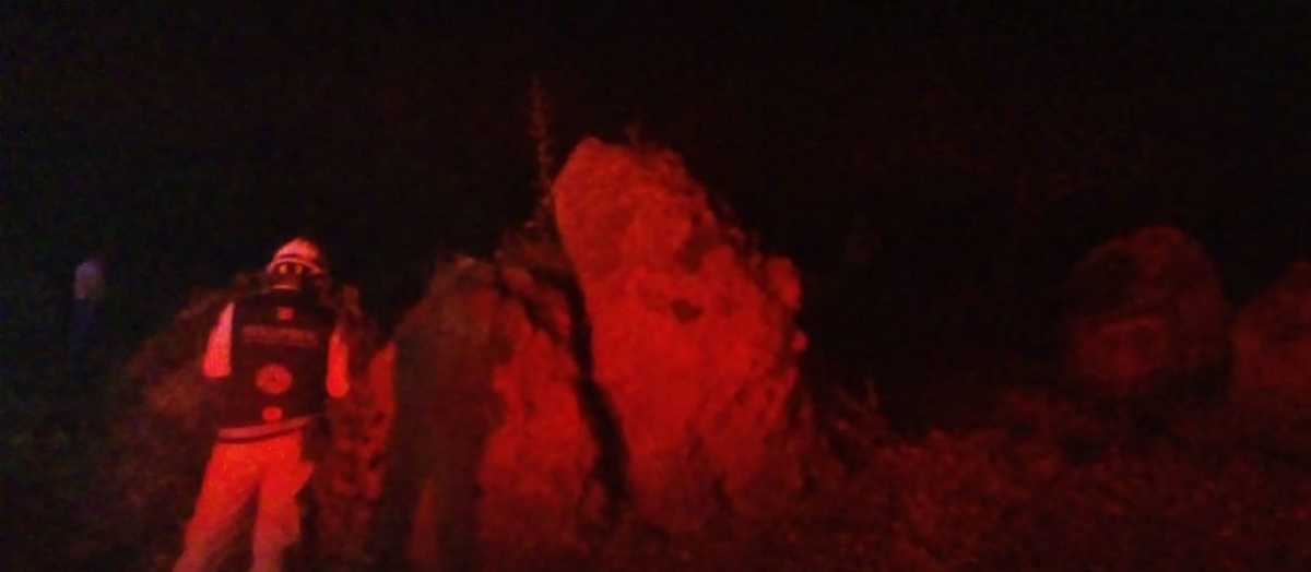 Atiende PC llamado ante humo y fuego en inmediaciones del paraje Oztopulco