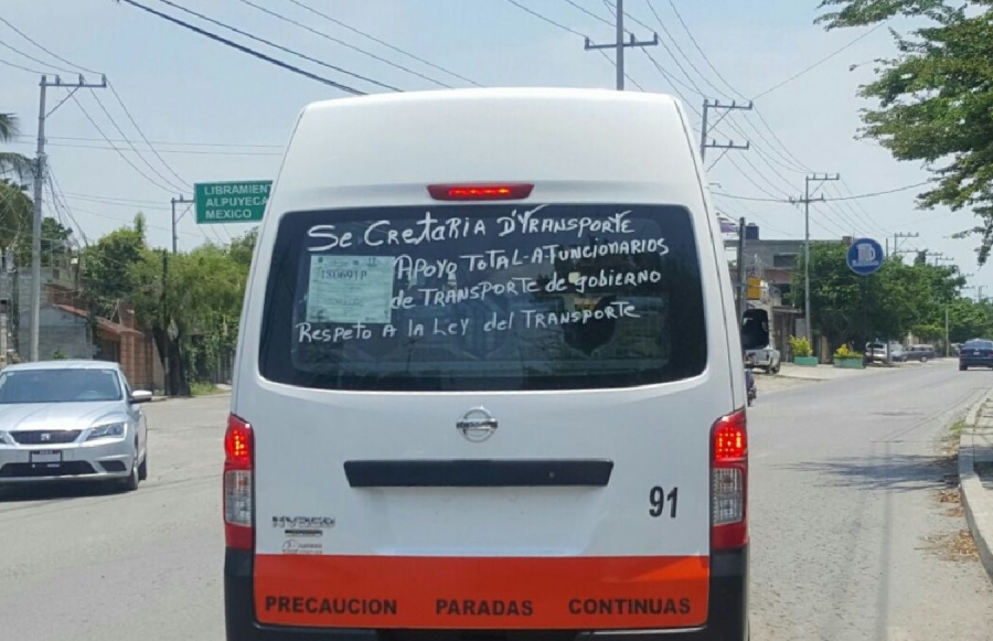 Transportistas del surponiente rechazan regularización de mototaxis