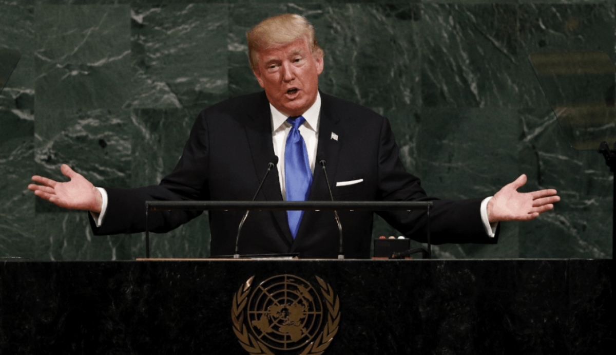 Donald Trump ofrece su primer discurso ante la Asamblea de la ONU