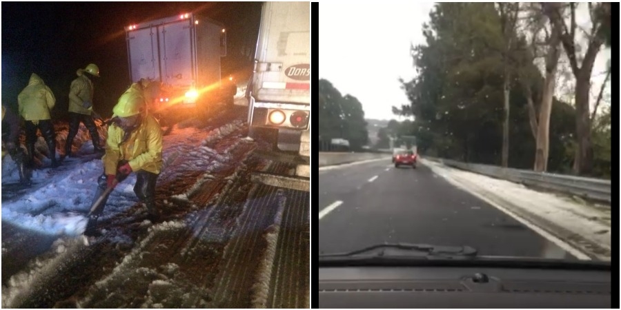 Reabren circulación en carretera y autopista México-Cuernavaca; exhortan autoridades a manejar con precaución