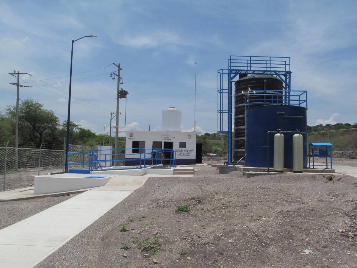 Primera planta de tratamiento de Tlaquiltenango está en Palo Grande