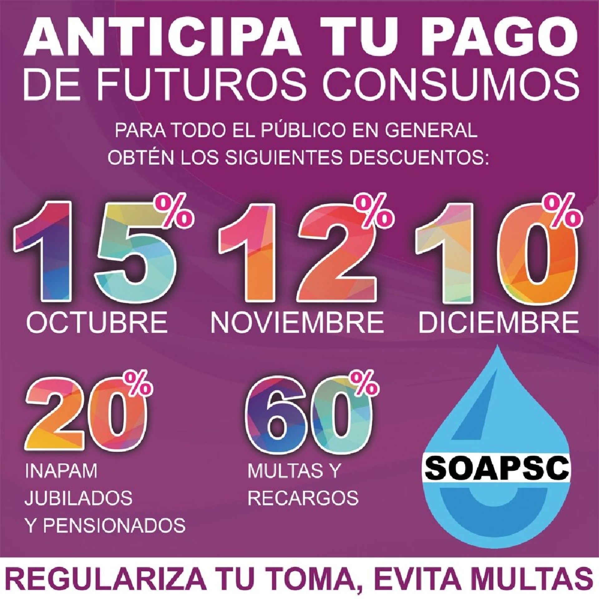 Inicia Sistema de Agua Potable de Cuautla campaña de descuentos