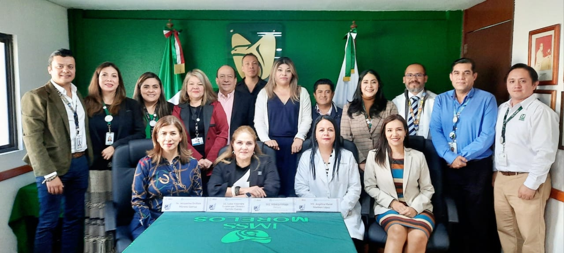 Presenta IMSS Morelos a la doctora Mónica Arriaga Arroyo, encargada de despacho del OOAD estatal