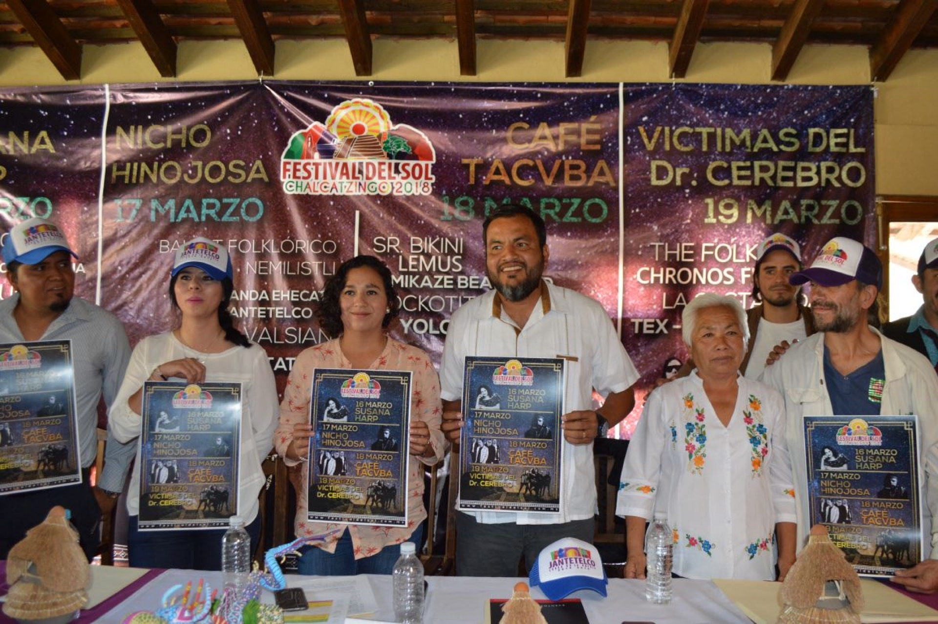 Felipe Domínguez anuncia la cartelera del “Festival del Sol Chalcatzingo 2018”