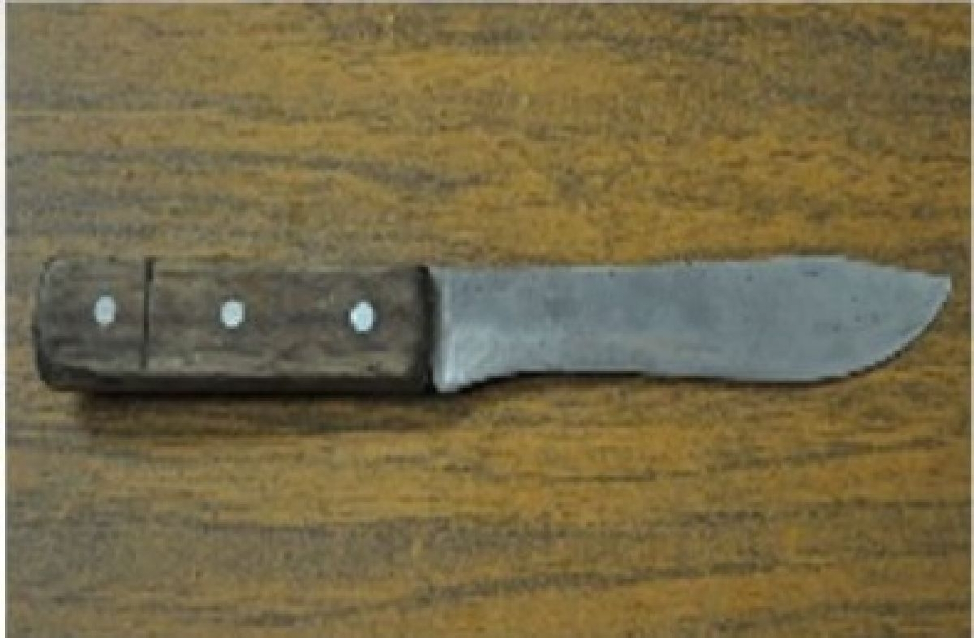 Amenazó de muerte a su hermano con un cuchillo