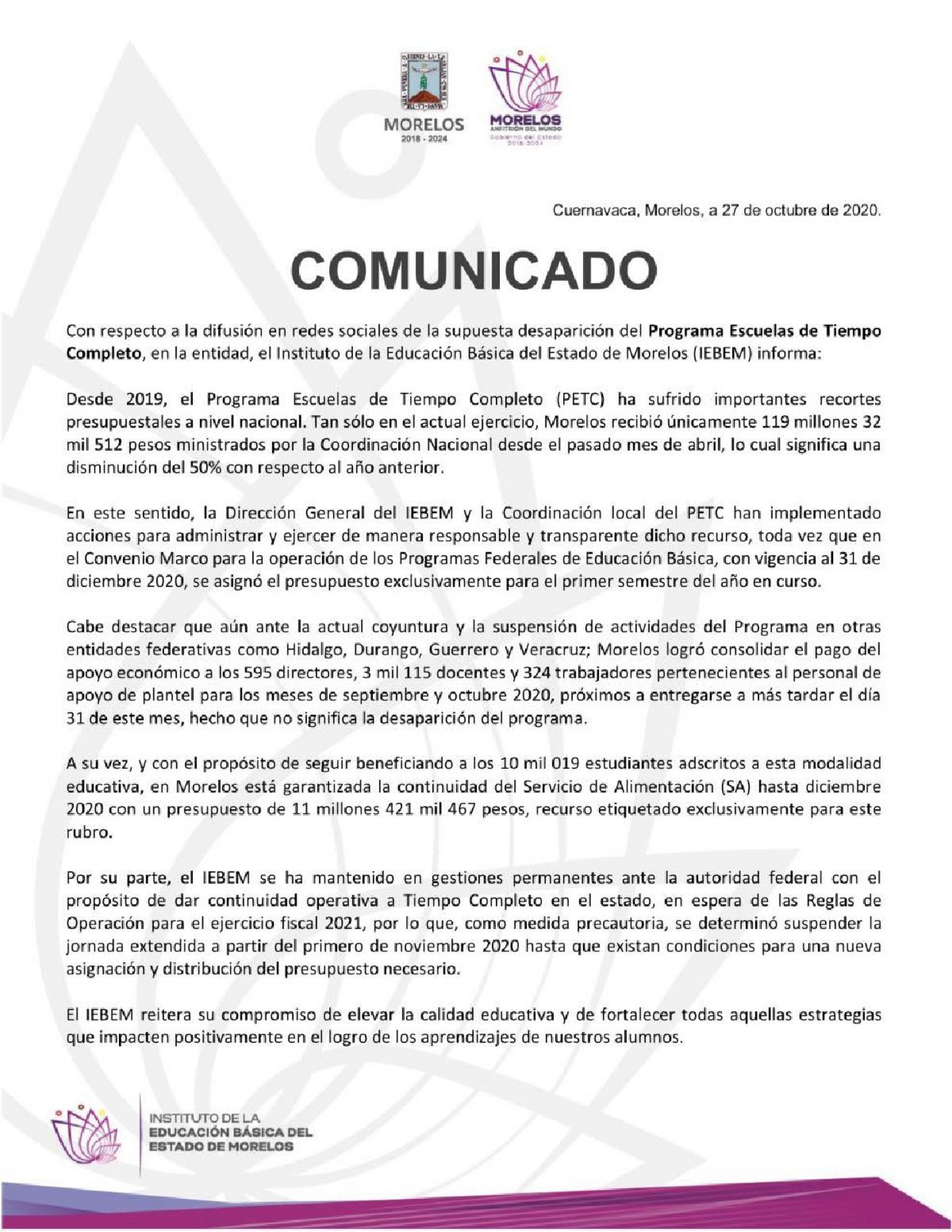 Maestros de escuelas de tiempo completo anuncian movilizaciones