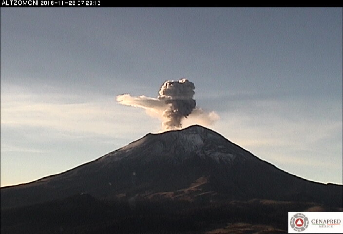 Mantiene PC vigilancia permanente ante actividad volcánica del Popocatépetl