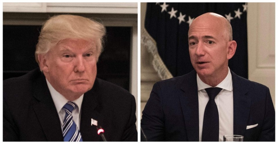Trump le pega a Amazon, habla mal de la empresa en Twitter y la hace perder millones
