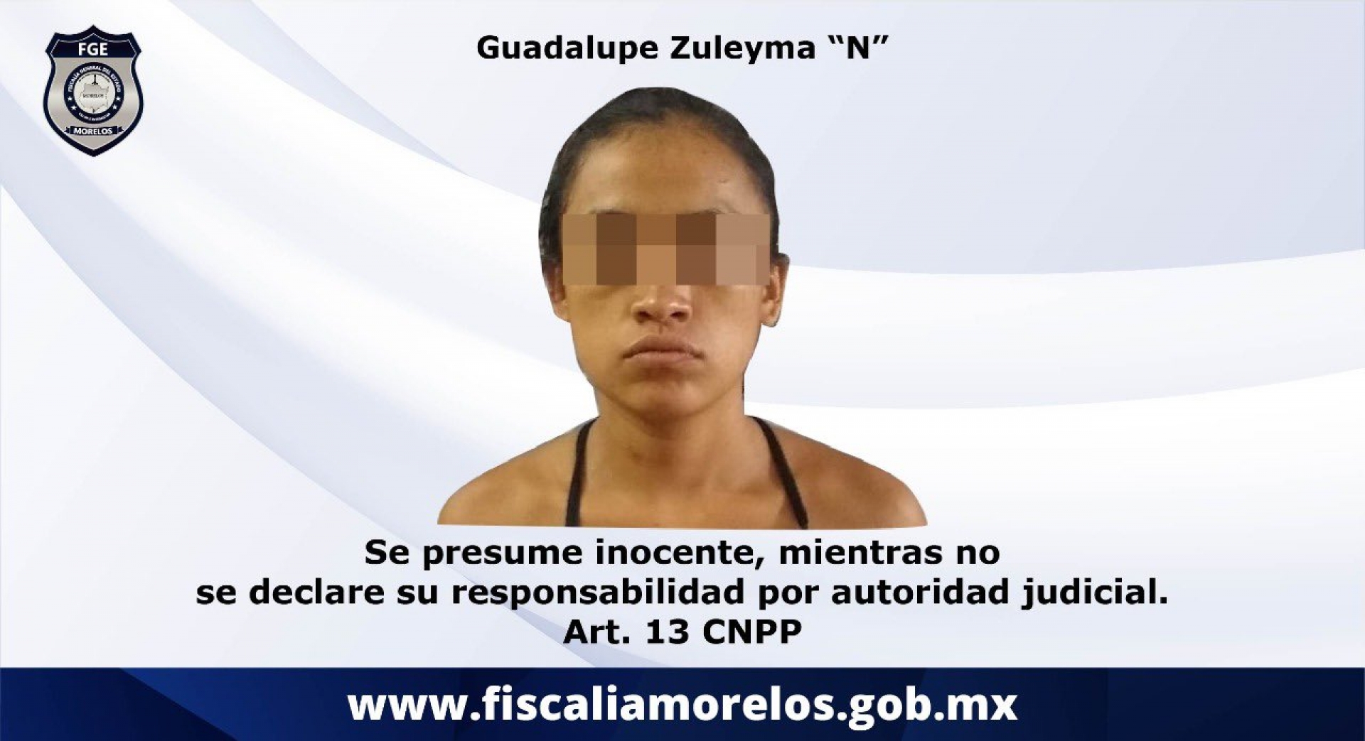 Capturan a mujer por presunto homicidio