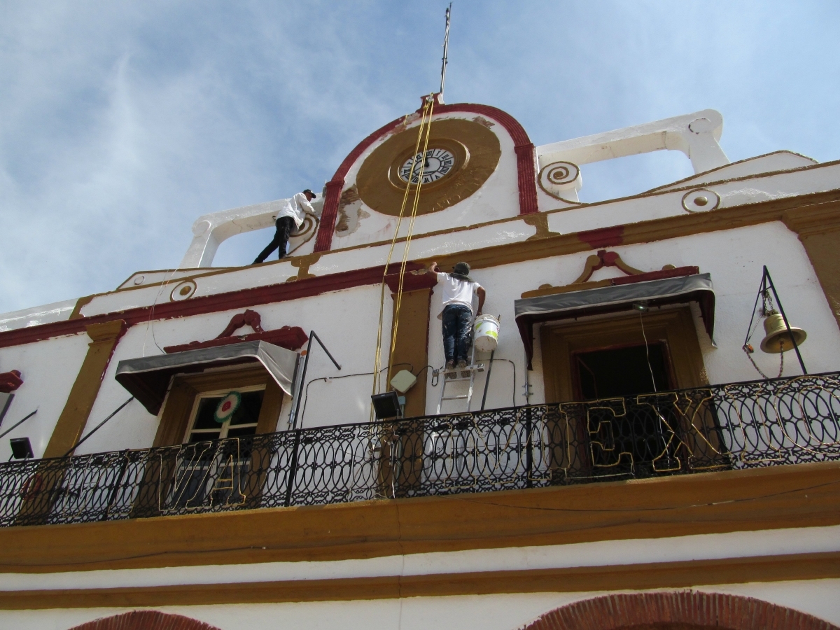 Remodelan la fachada de la presidencia municipal de Jojutla