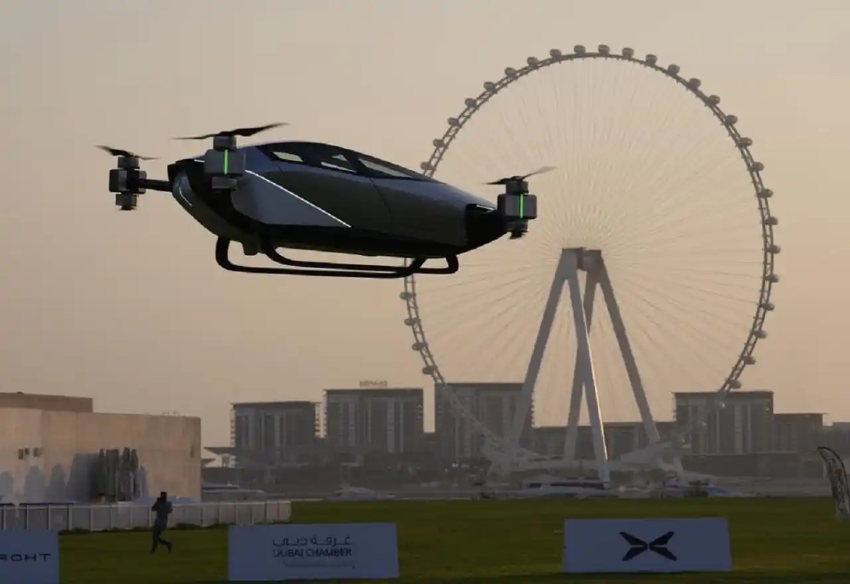 Prueban taxi volador eléctrico en Dubái