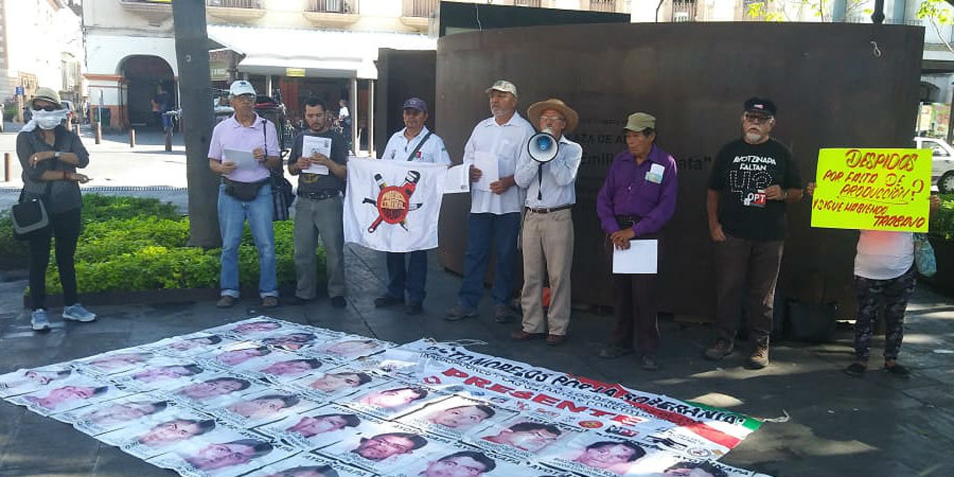 Se manifiesta Pacto Morelos por la Soberanía Alimentaria; pide esclarecer caso Ayotzinapa
