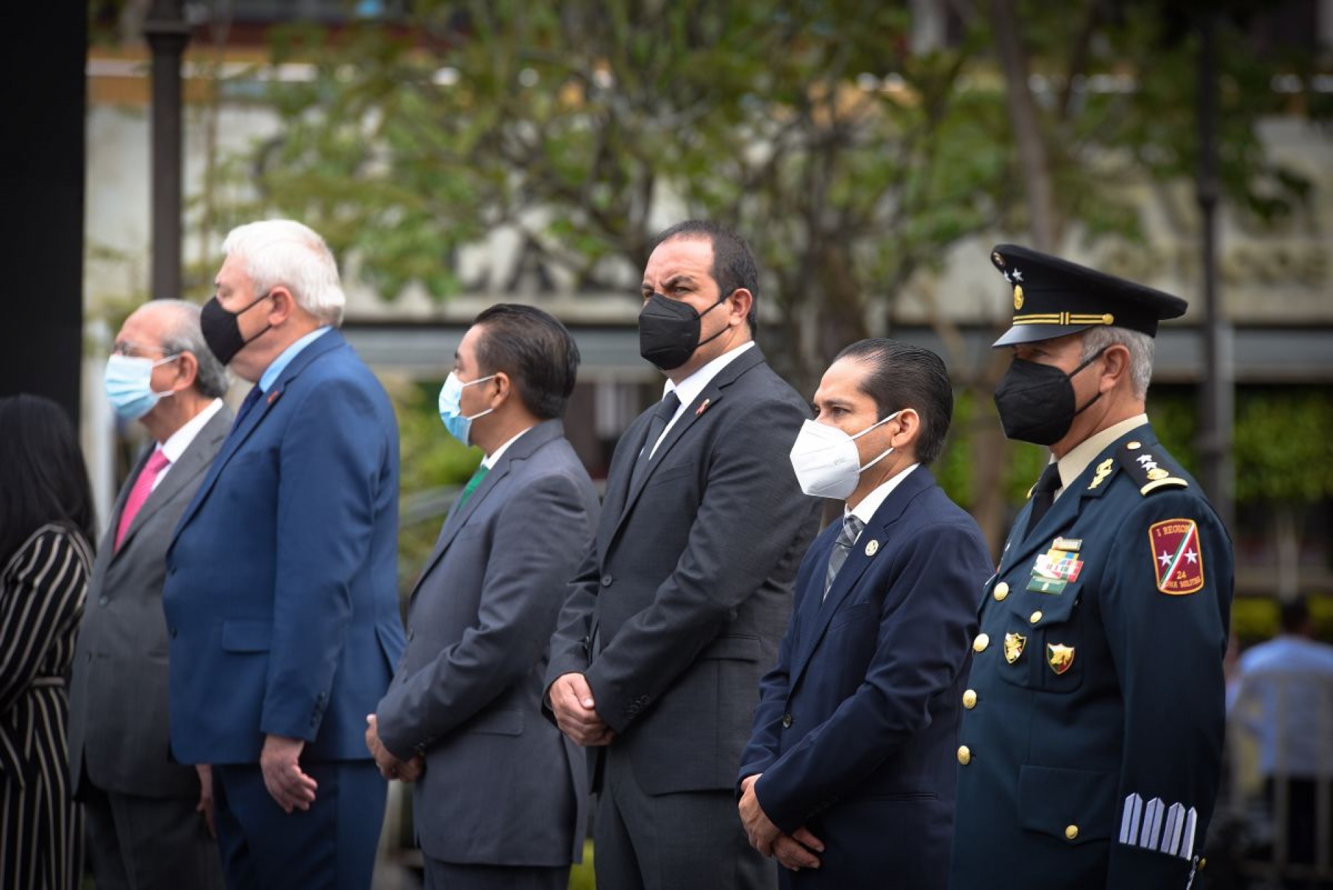 Preside Cuauhtémoc Blanco ceremonia cívica por el CX aniversario del inicio de la Revolución Mexicana
