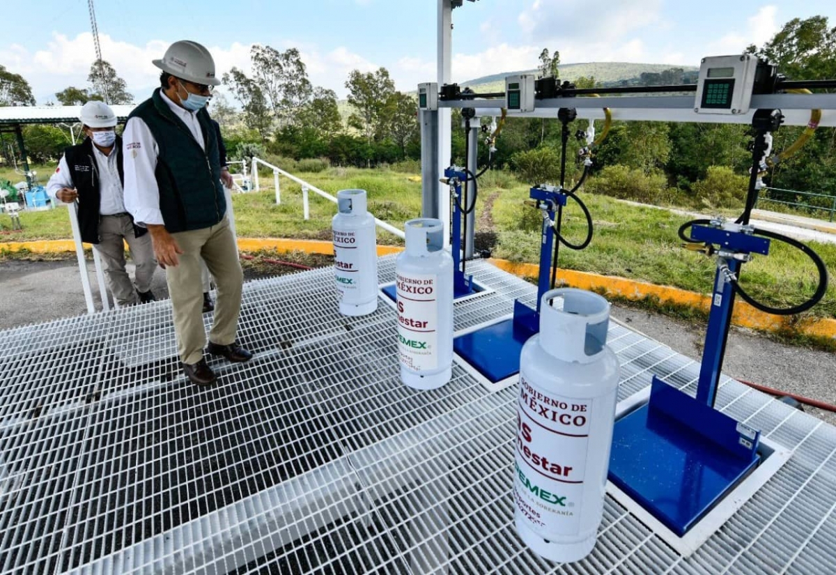 Pemex da a conocer cómo se verán los tanques de Gas Bienestar