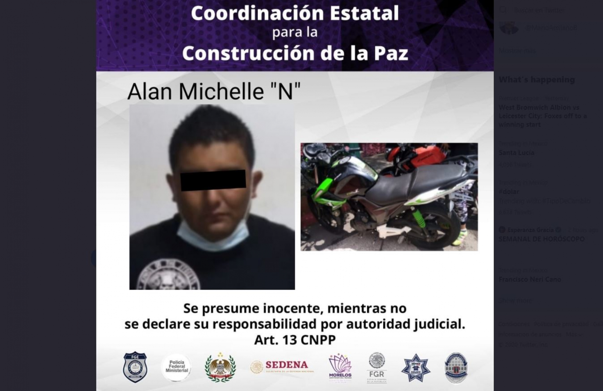 Encontró la moto que le acababan de robar