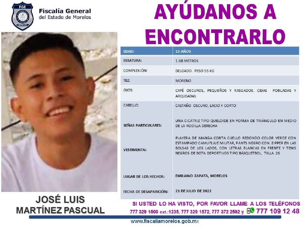Un adolescente desapareció en Zapata