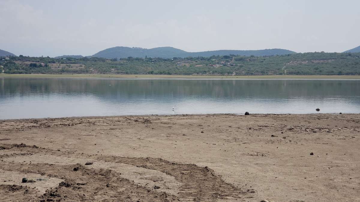 Laguna de El Rodeo, al 40 por ciento de su nivel