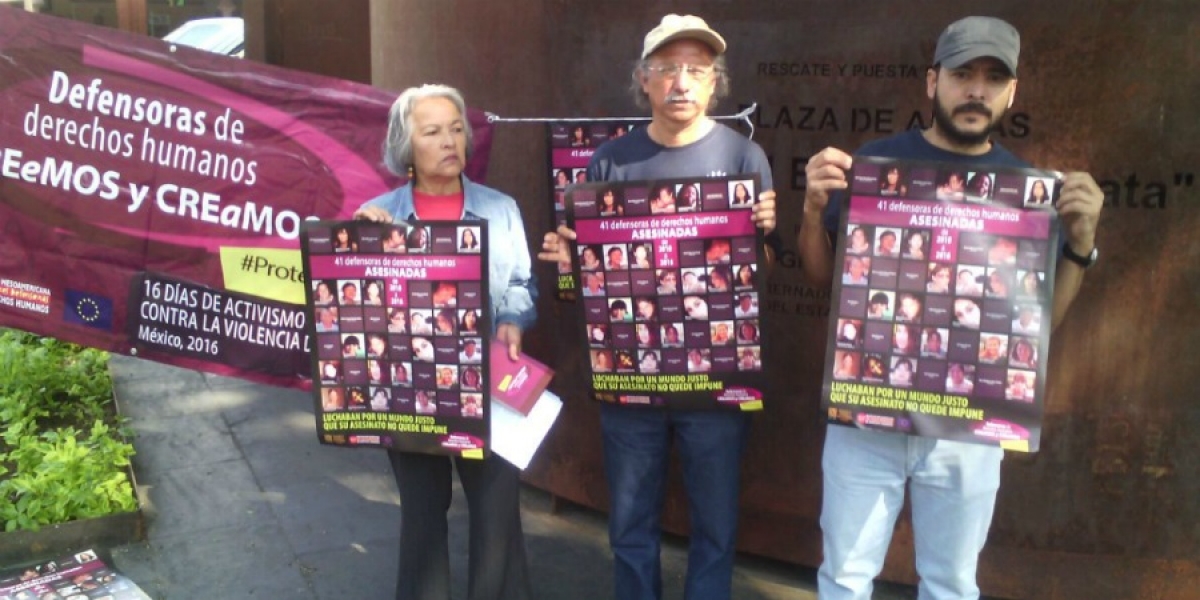 Se pronuncia CIDH en contra de los asesinatos de mujeres defensoras y periodistas