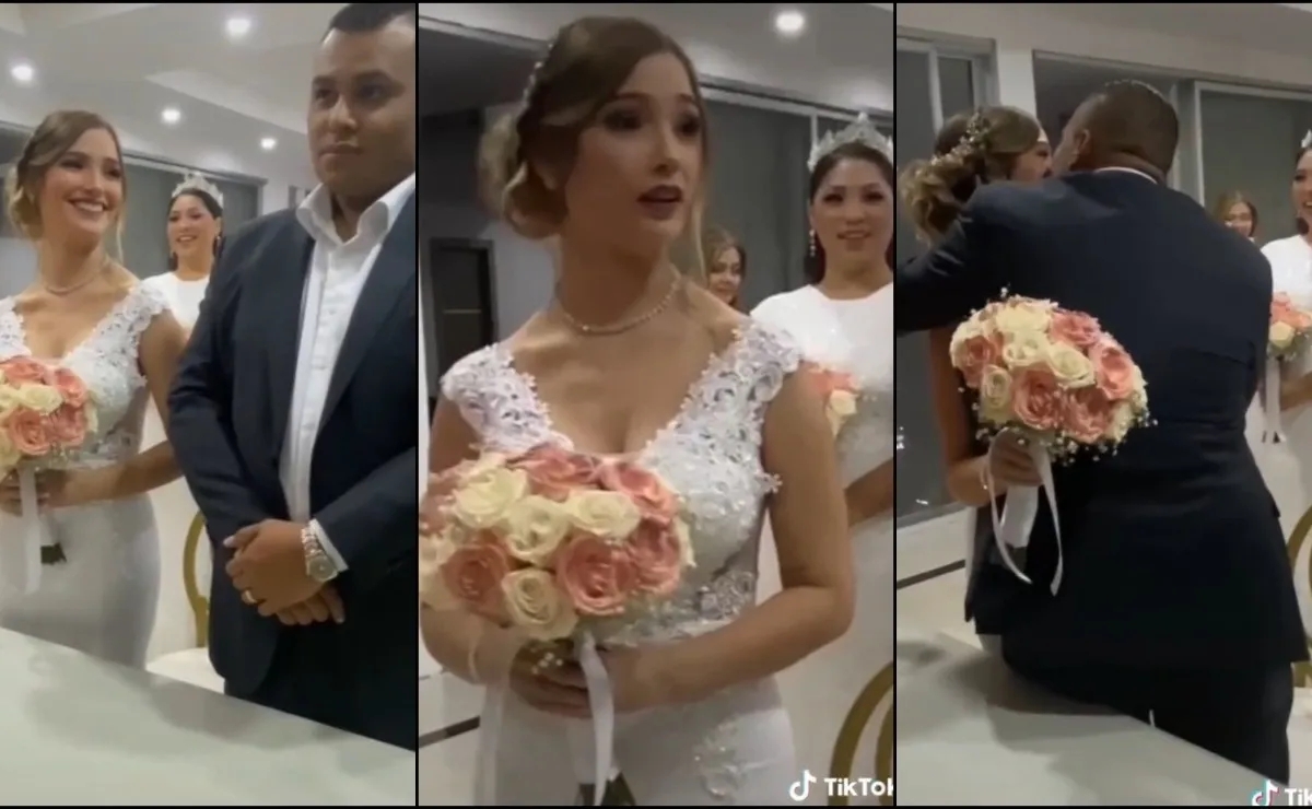 ‘No puedo’, novio hace broma a futura esposa en el altar y ella casi termina llorando